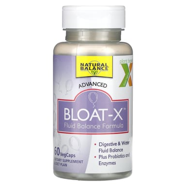 Комплекс Natural Balance Bloat-X Fluid Balance, 60 растительных капсул