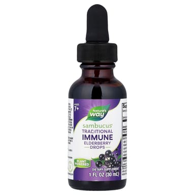 Бузина Nature's Way, вкус Berry, для детей от 7 лет, 30 мл, капли