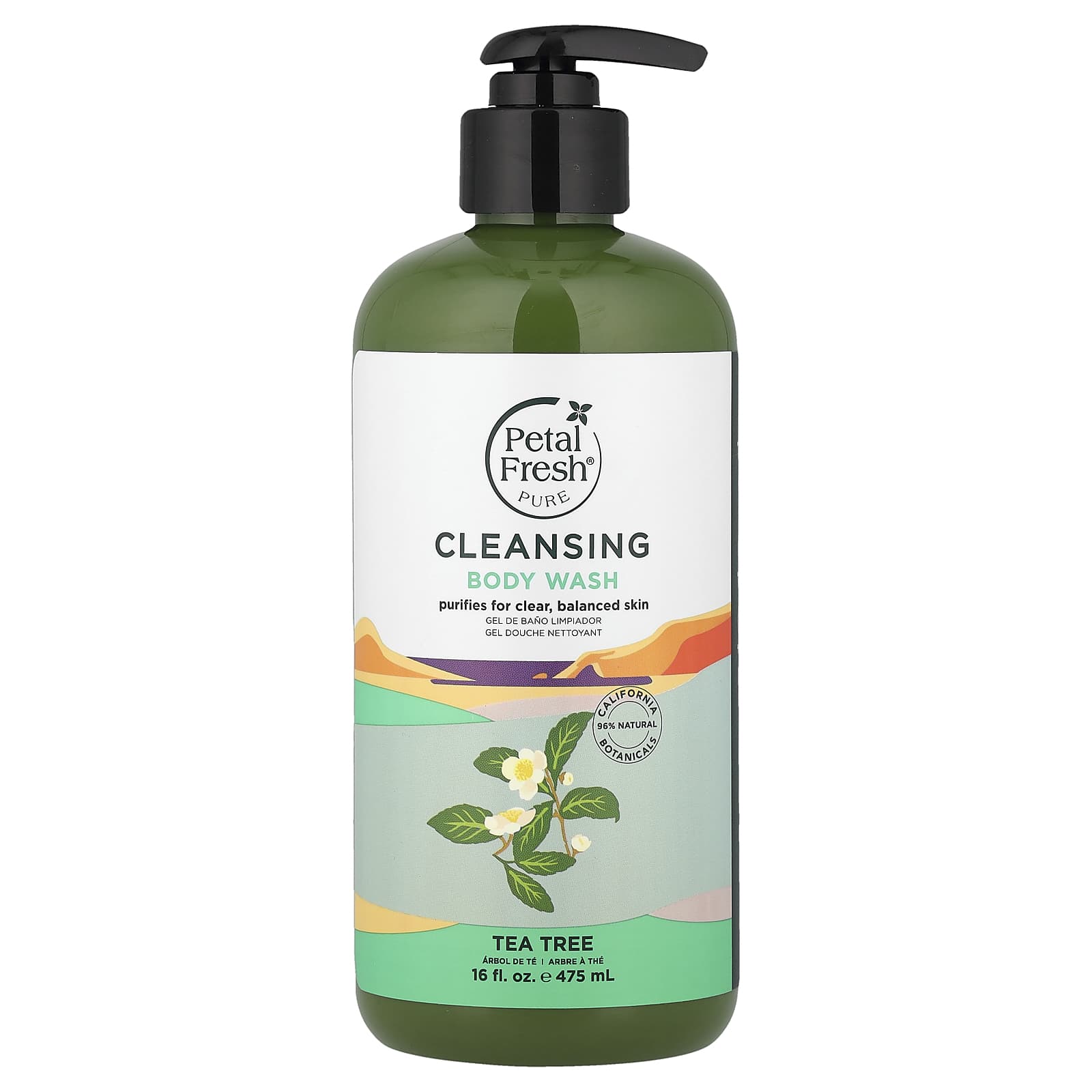 Гель для душа Petal Fresh Cleansing Tea Tree, 475 мл