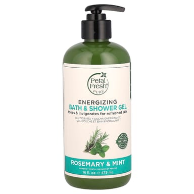 Гель для душа Petal Fresh Energizing Bath & Rosemary & Mint, 475 мл