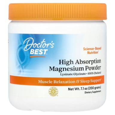 Магний Doctor's Best High Absorption Powder, 200 г, порошок