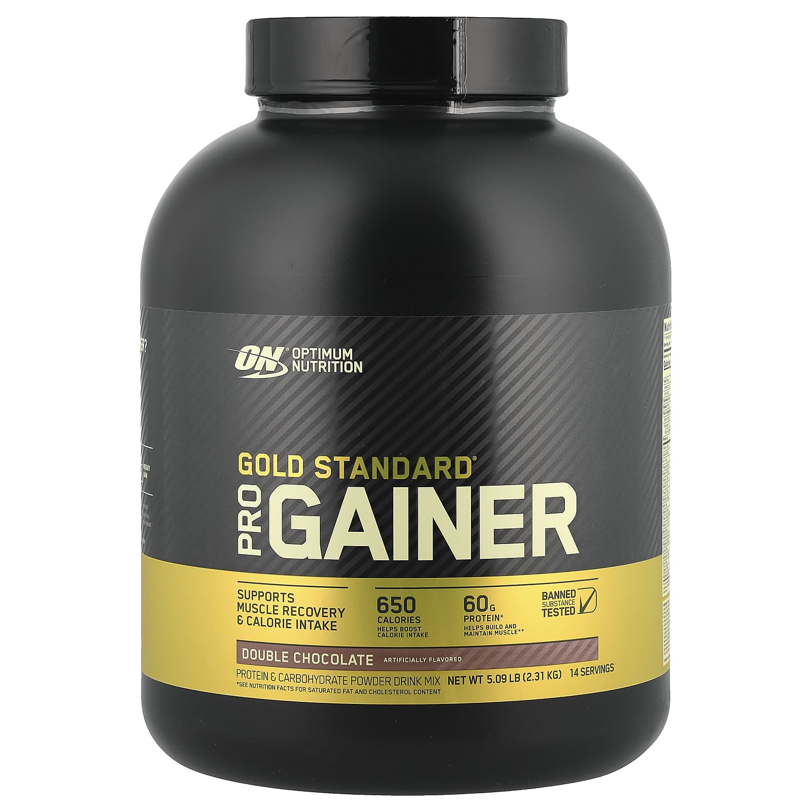 Шоколад Optimum Nutrition Gold Standard® Pro Gainer, вкус Double Chocolate, 2.31 кг