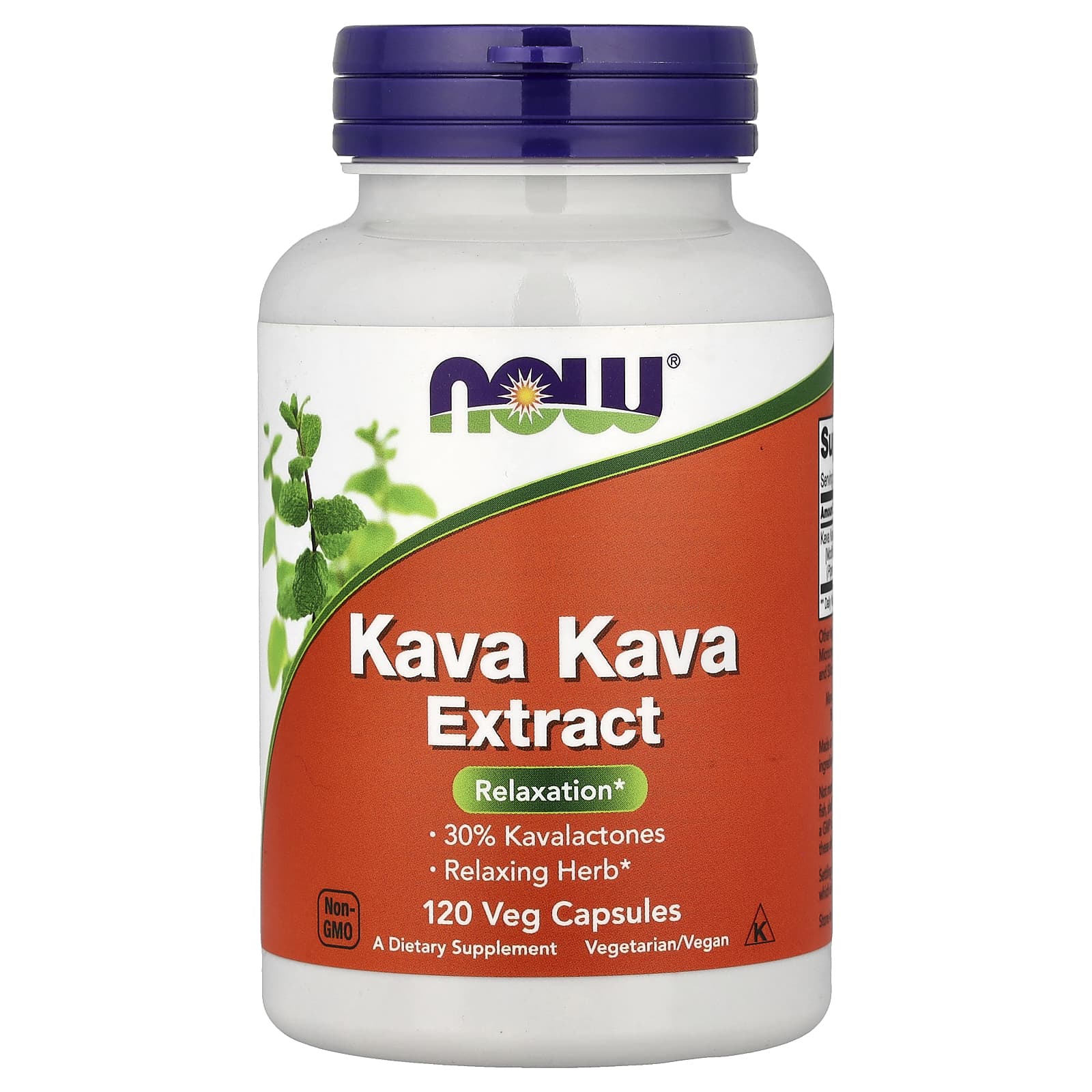 Экстракт кавы NOW Foods, 250 мг, 120 растительных капсул