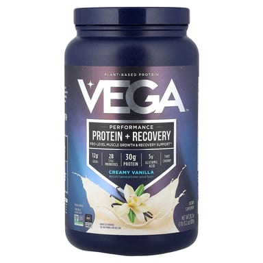 Протеин Vega Performance Recovery, вкус Creamy Vanilla, 828 г