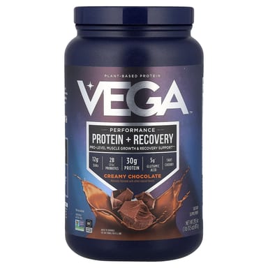 Шоколад Vega Plant-Based Protein Performance Protein Recovery, вкус Creamy Chocolate, 837 г