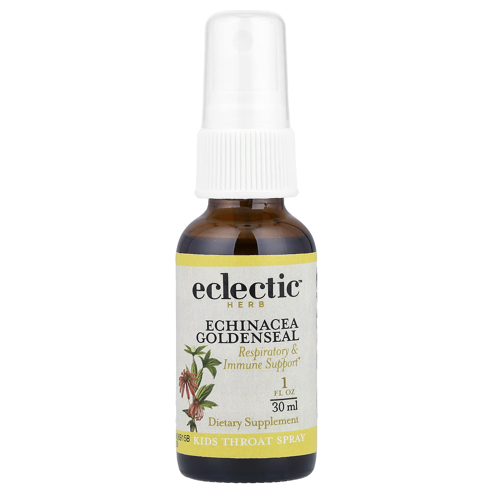 Эхинацея Eclectic Herb Throat Spray Goldenseal, 30 мл, спрей