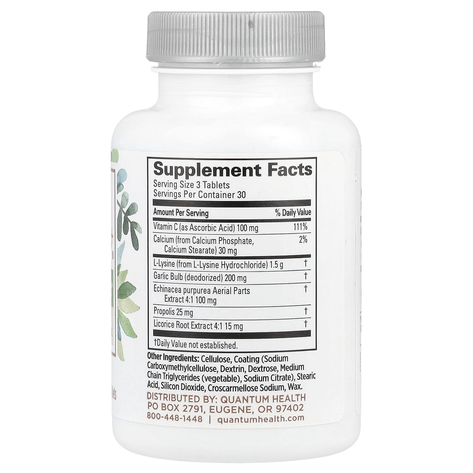 Поддержка иммунитета Quantum Health SuperLysine+® Immune, 90 таблеток — фото 2