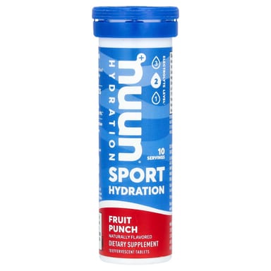 Гидратация Nuun, 10 шипучих таблеток со вкусом фруктовогоPunch