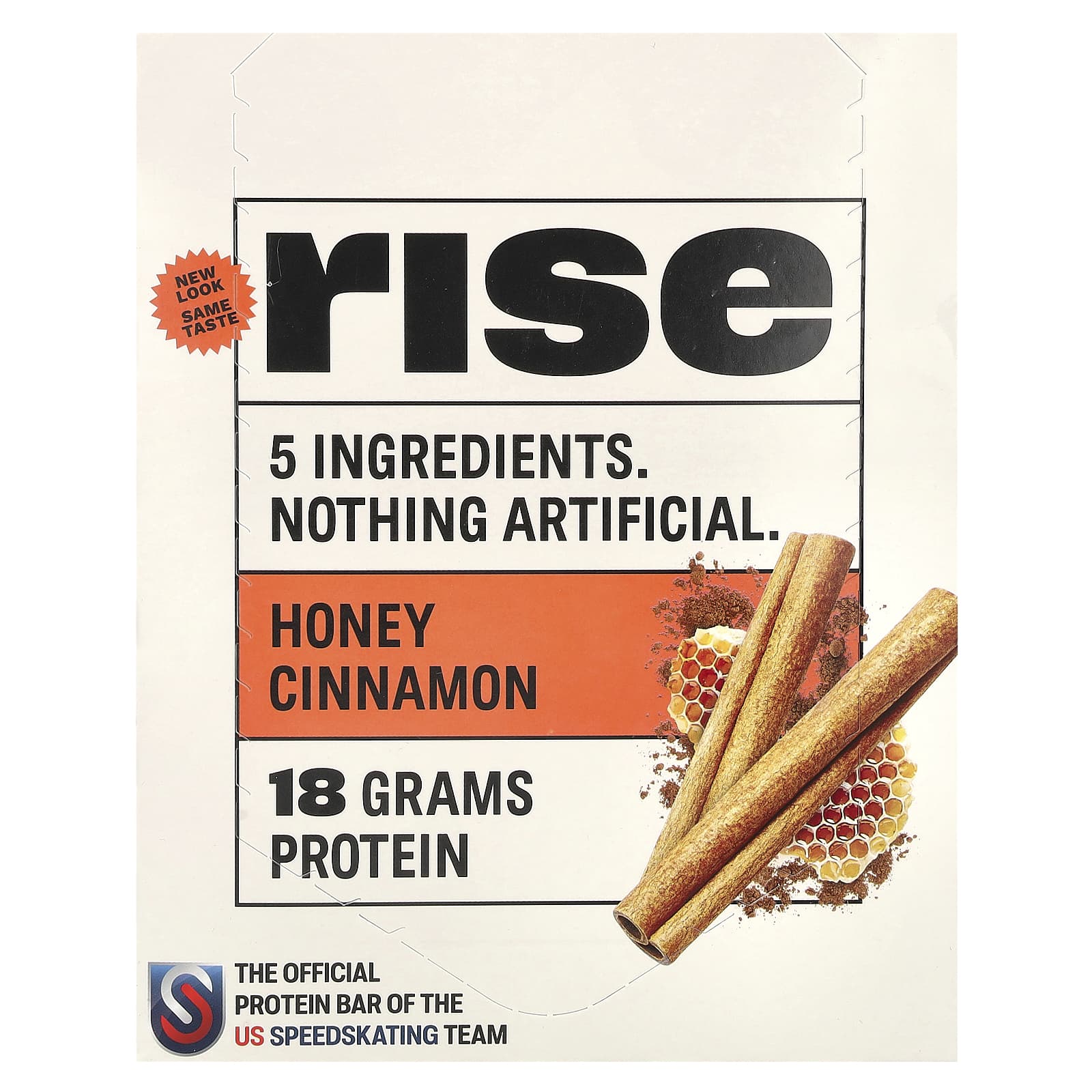 Протеиновый батончик Rise Bar, вкус Honey Cinnamon, 60 г, 12 шт. — фото 2