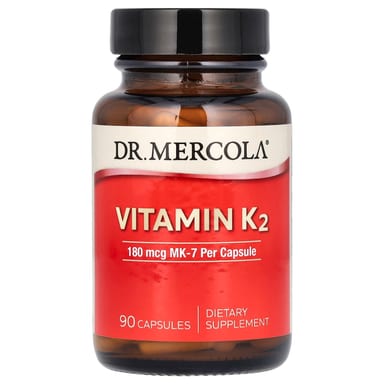 Витамин K2 Dr. Mercola, 180 мкг, 90 капсул