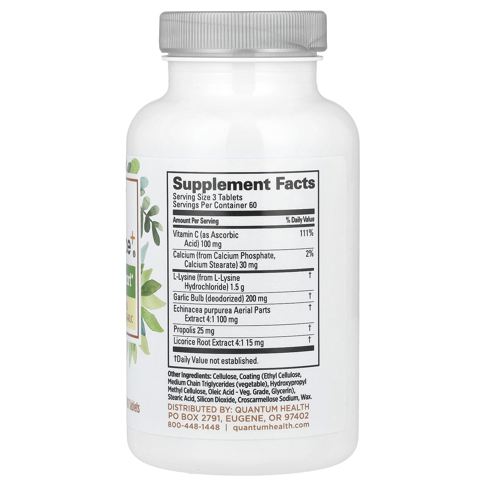 Поддержка иммунитета Quantum Health SuperLysine+® Immune, 180 таблеток — фото 2