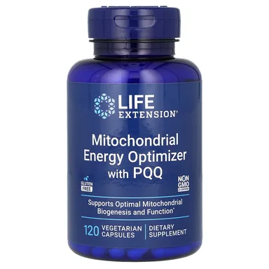 Фото товара: PQQ (пирролохинолинхинон) Life Extension Mitochondrial Energy Optimizer, 120 растительных капсул