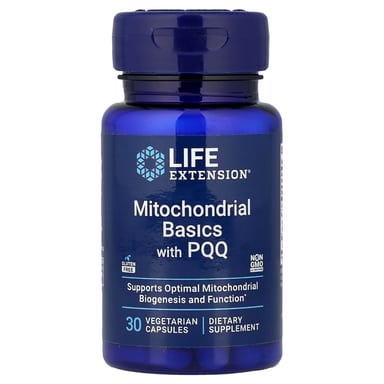 PQQ (пирролохинолинхинон) Life Extension Mitochondrial Basics, 30 растительных капсул