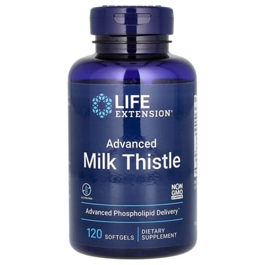 Расторопша Life Extension Advanced, 120 мягких капсул