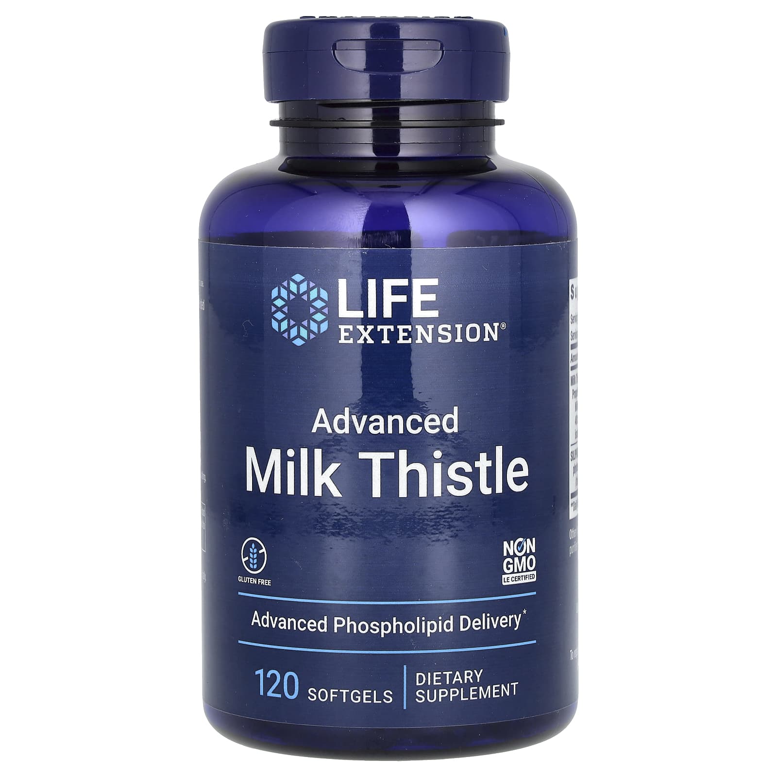 Расторопша Life Extension Advanced, 120 мягких капсул