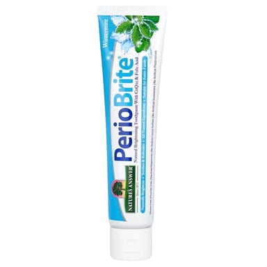 Зубная паста Nature's Answer PerioBrite® with Xylitol Flouride-Free, оттенок Wintermint, 113.4 г