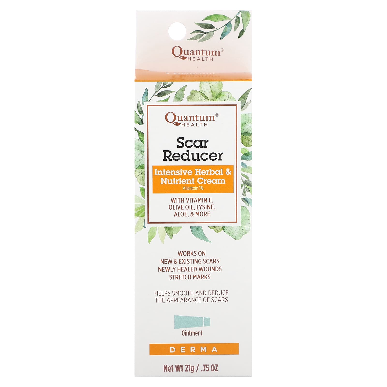 Крем Quantum Health Scar Reducer Intensive Herbal & Nutrient, 21 г
