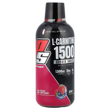L-карнитин ProSupps L-Carnitine 1500 Liquid Shots, вкус Berry, 473 мл, жидкая форма