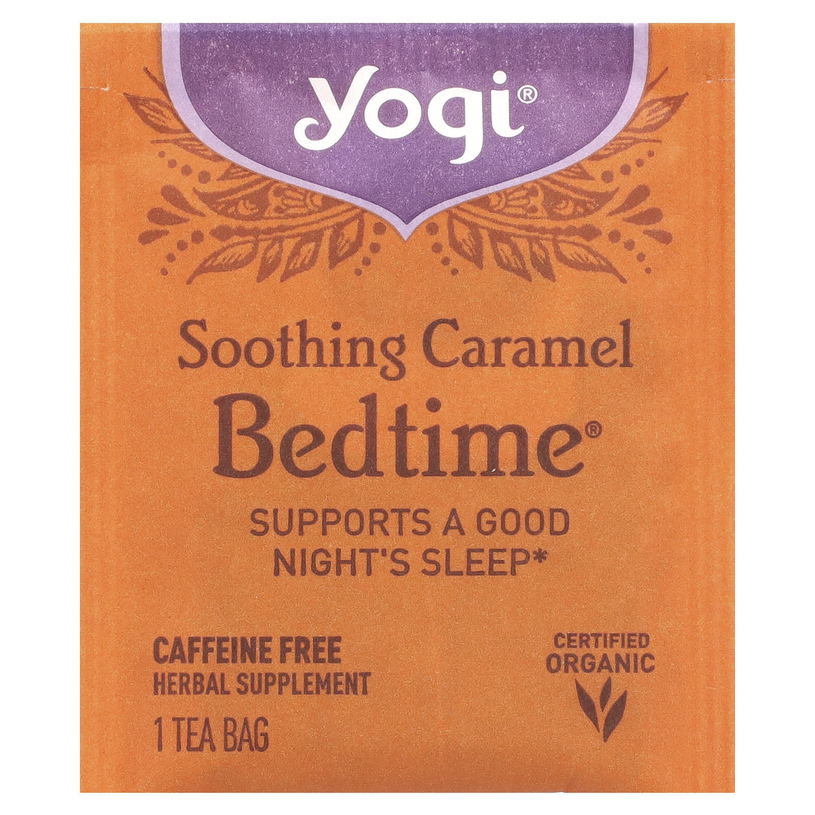 Чайные пакетики Yogi Tea Bedtime® Soothing Caramel 16, без кофеина, 30 г — фото 3