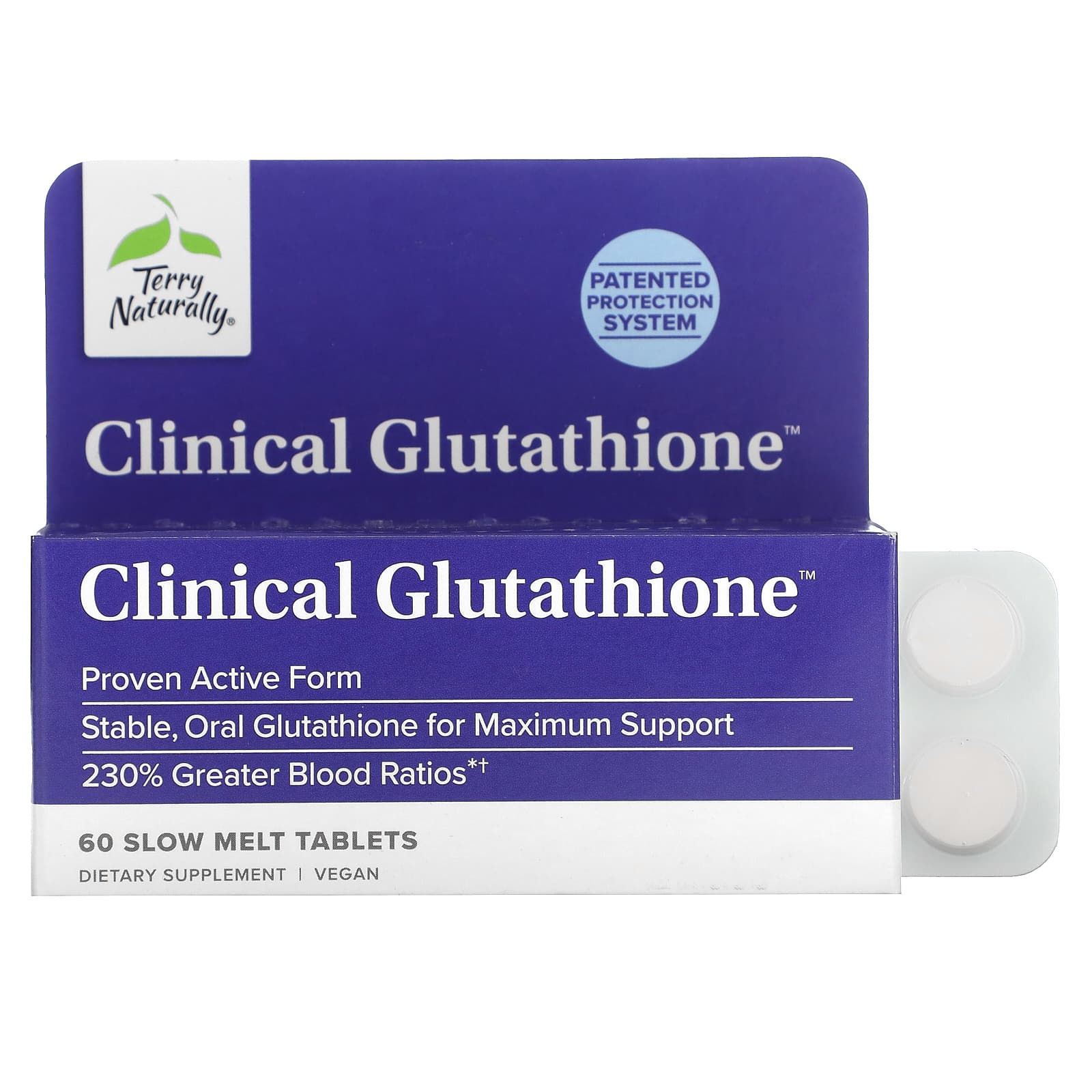 Глутатион Terry Naturally Clinical, 150 мг, таблетки