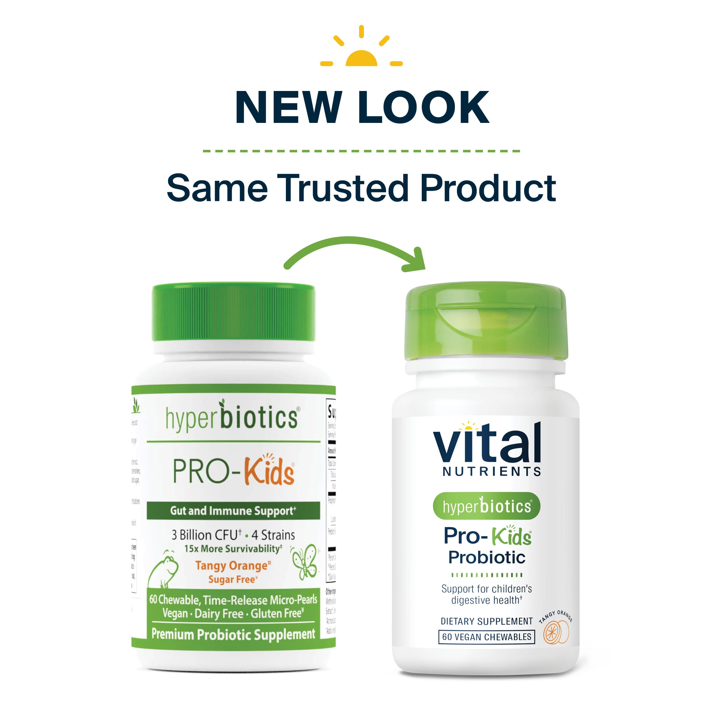 Детский пробиотик Vital Nutrients Hyperbiotics® Pro-® Probiotic 60 Vegan Chewables, вкус Tangy Orange — фото 3