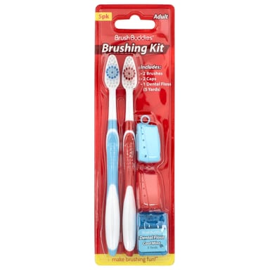 Набор для чистки зубов Brush Buddies, 5 штук