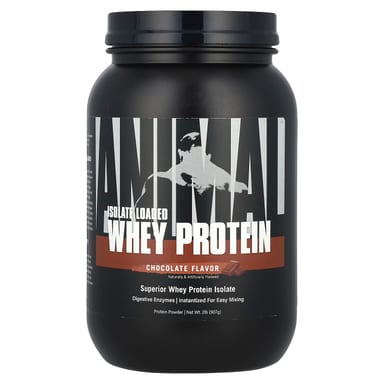 Протеиновый порошок Animal Isolate Loaded Whey, вкус Chocolate, 907 г