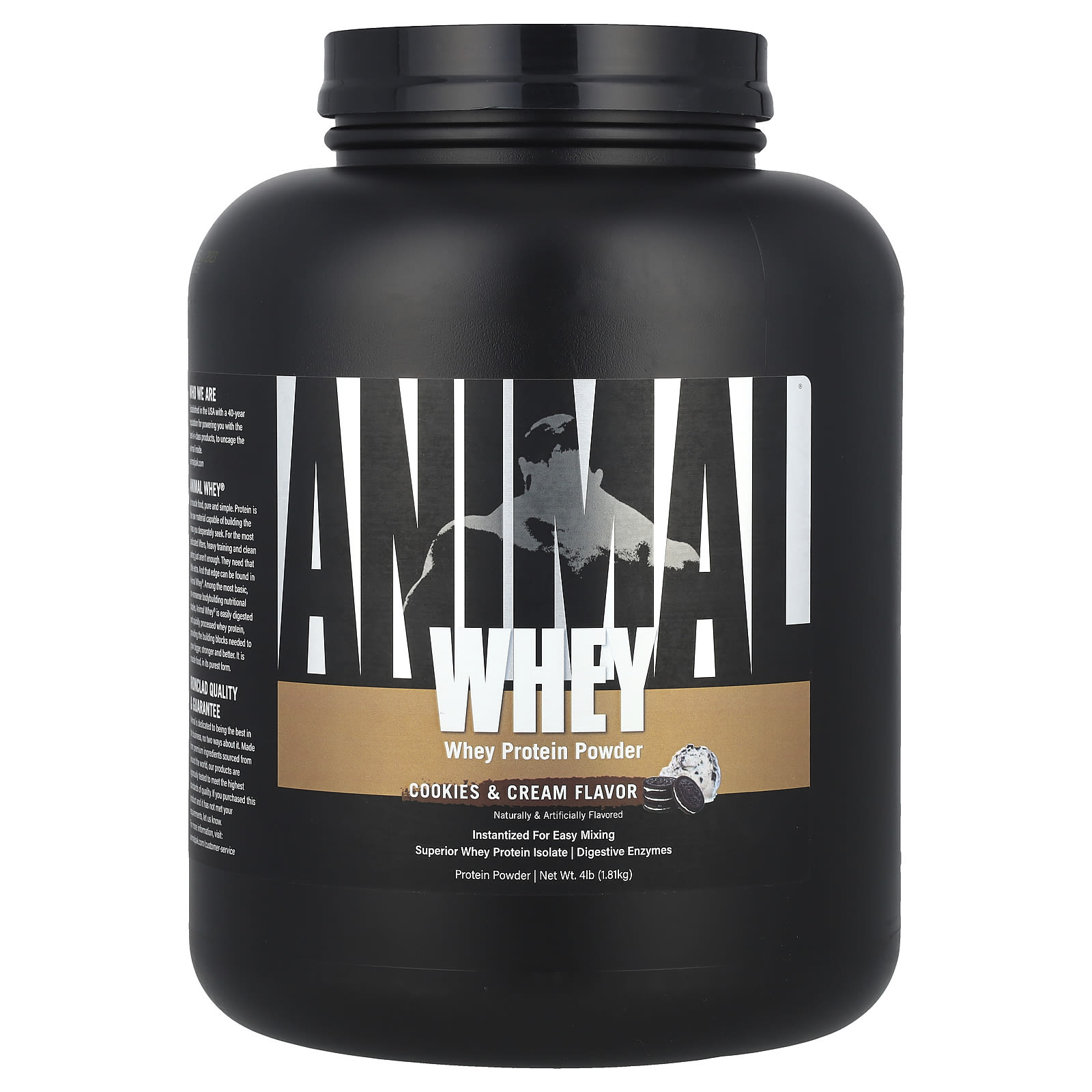 Протеиновый порошок Animal Whey Cookies & Cream, 1.81 кг