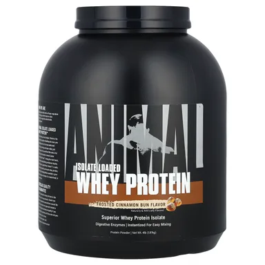 Фото товара: Протеиновый порошок Animal Isolate Loaded Whey, Frosted Cinnamon Bun, 1.81 кг