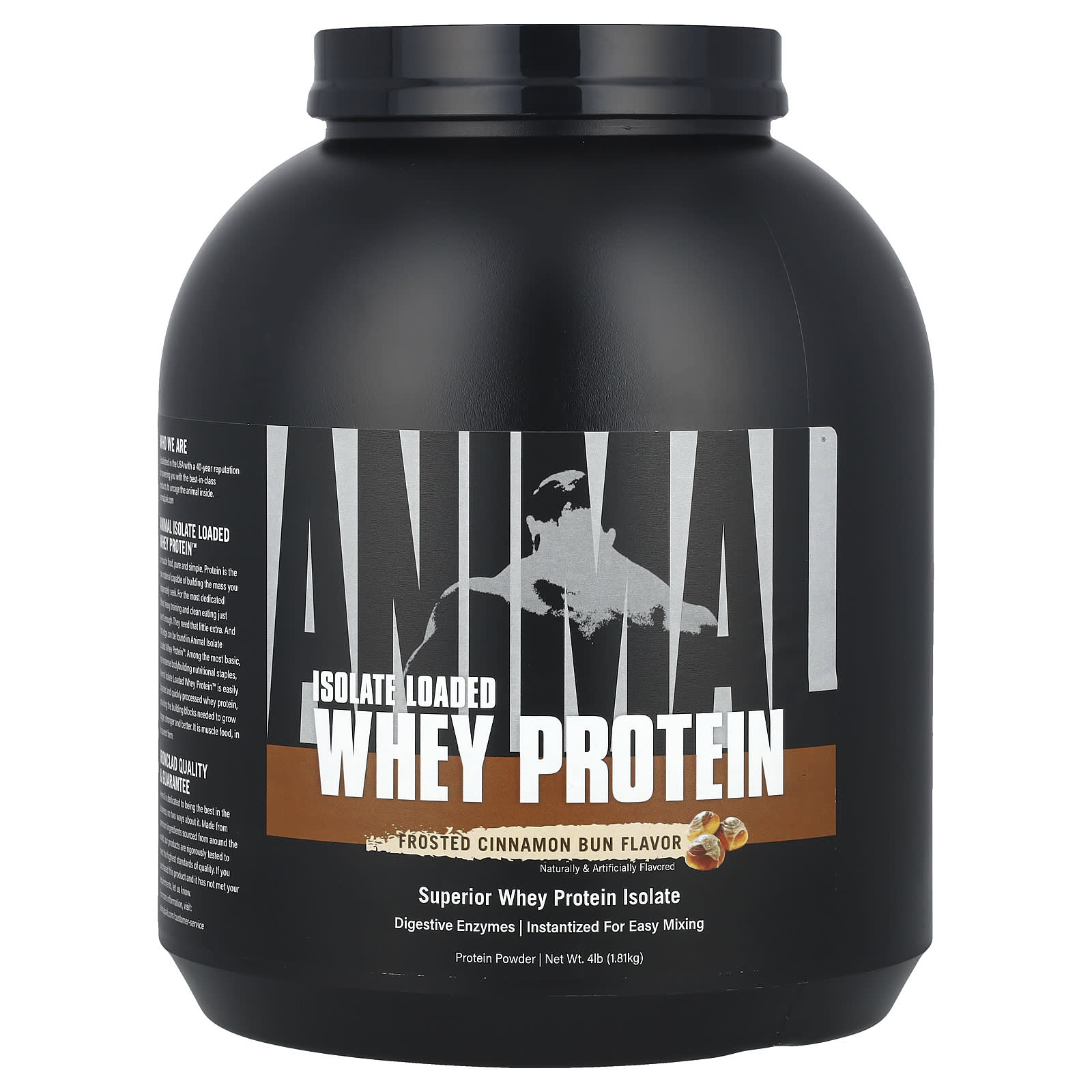 Протеиновый порошок Animal Isolate Loaded Whey, вкус Frosted Cinnamon Bun, 1.81 кг