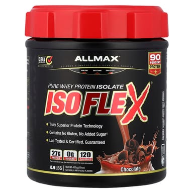Сывороточный протеин ALLMAX ISOFLEX® Pure Isolate, вкус Chocolate, 425 г
