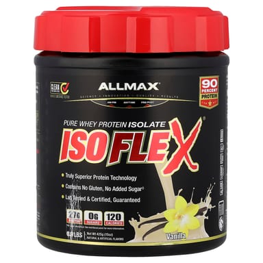 Сывороточный протеин ALLMAX ISOFLEX® Pure Isolate, вкус Vanilla, 425 г