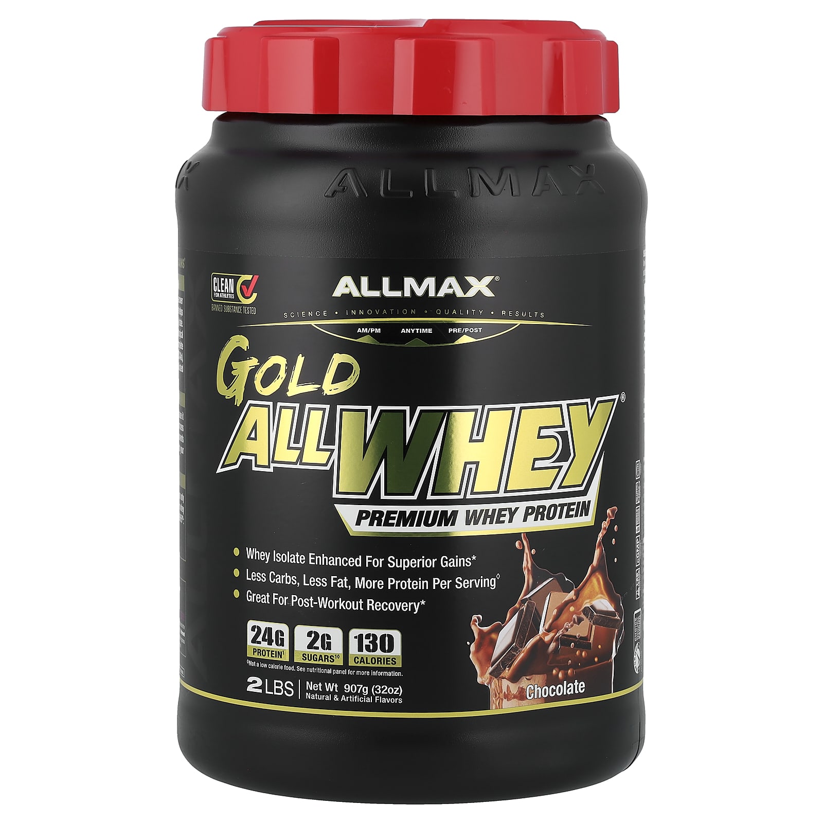 Сывороточный протеин ALLMAX GOLD ALLWHEY® Premium, вкус Chocolate, 907 г