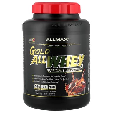 Сывороточный протеин ALLMAX GOLD ALLWHEY® Premium, вкус «шоколад», 2.27 кг