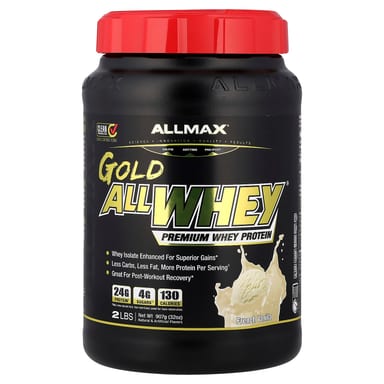 Сывороточный протеин ALLMAX GOLD ALLWHEY® Premium, вкус French Vanilla, 907 г