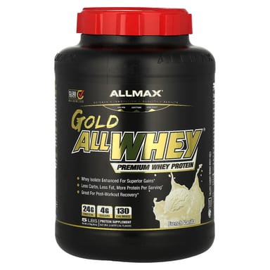 Сывороточный протеин ALLMAX GOLD ALLWHEY® Premium, вкус French Vanilla, 2.27 кг
