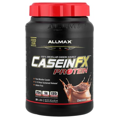 Шоколад ALLMAX Casein-FX™ 100% Casein Micellar Source Protein, вкус Chocolate, 907 г