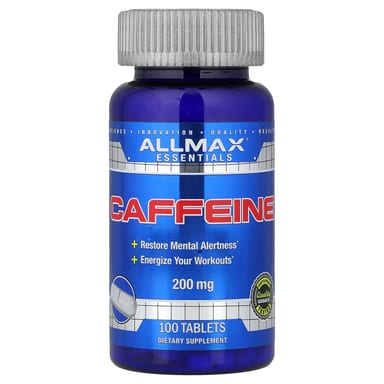 Кофеин ALLMAX, 200 мг, 100 таблеток