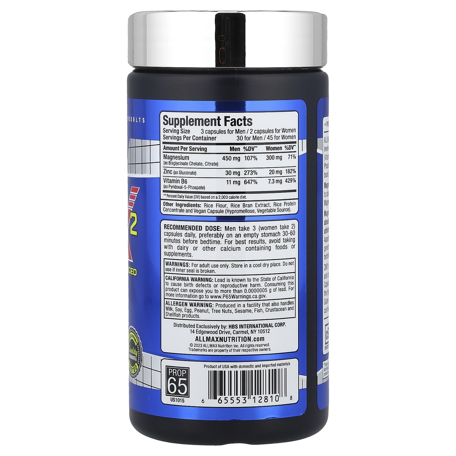 ZMX2 Advanced ALLMAX, 90 капсул — фото 2