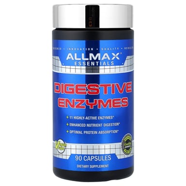 Пищеварительные ферменты ALLMAX Essentials, 90 капсул