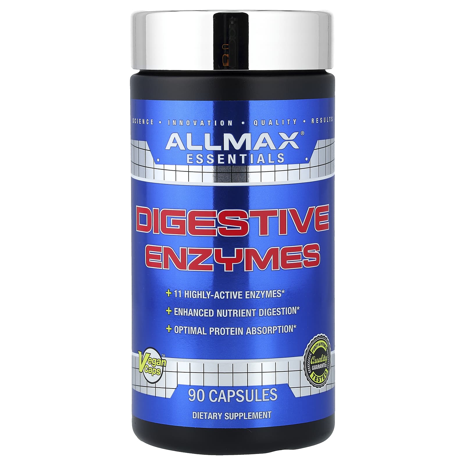 Пищеварительные ферменты ALLMAX Essentials, 90 капсул