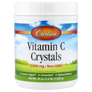 Витамин C Carlson Crystals, 1000 г, 2.