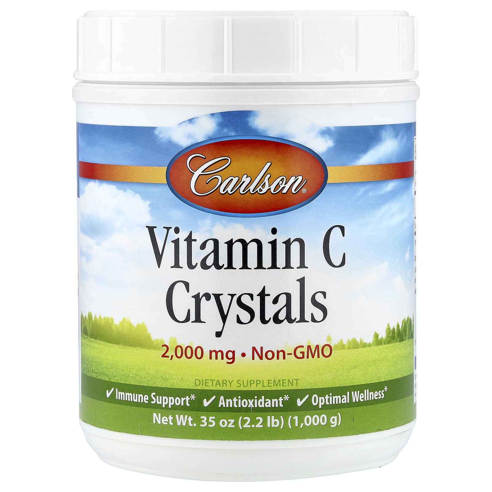 Витамин C Carlson Crystals, 1000 г, 2.