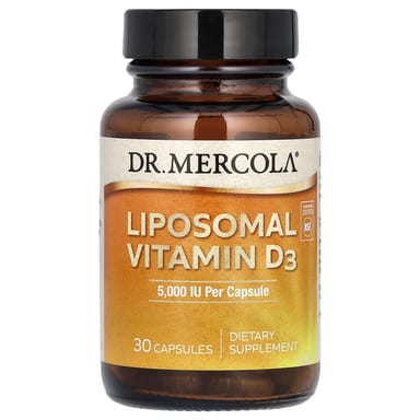 Витамин D3 Dr. Mercola Liposomal, 125 мкг (5000 МЕ), 30 капсул