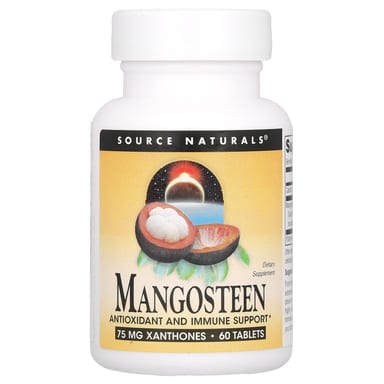 Мангостин Source Naturals, вкус Mangosteen, 60 таблеток