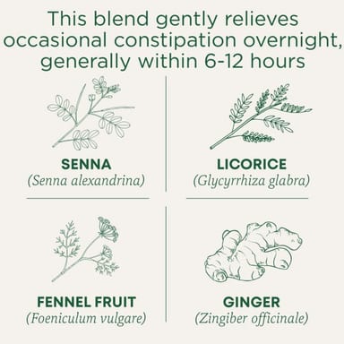 Чайные пакетики Traditional Medicinals Organic Smooth Move® Original with Senna, без кофеина, 32 г, 16 чайных пакетиков