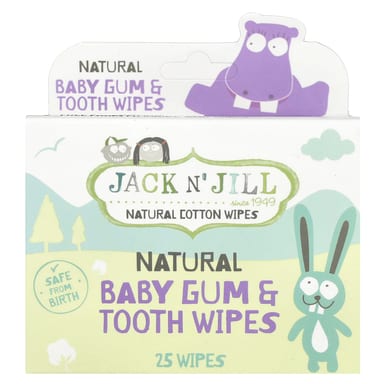 Салфетки Jack n' Jill Natural Baby Gum & Tooth 25