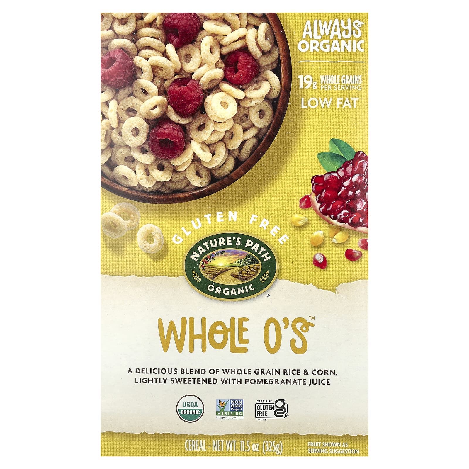 Хлопья Nature's Path Organic Whole O's™, 325 г