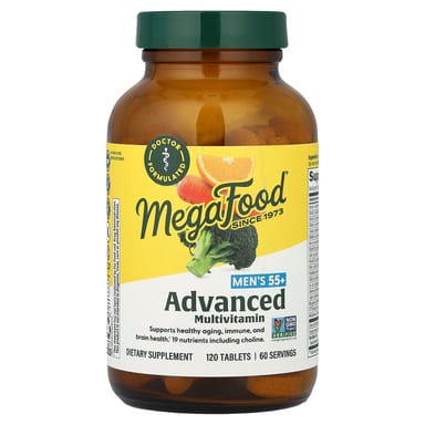 Мультивитамины MegaFood Men's 55+ Advanced, 120 таблеток