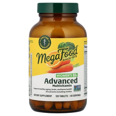 Мультивитамины MegaFood Women's 55+ Advanced, 120 таблеток